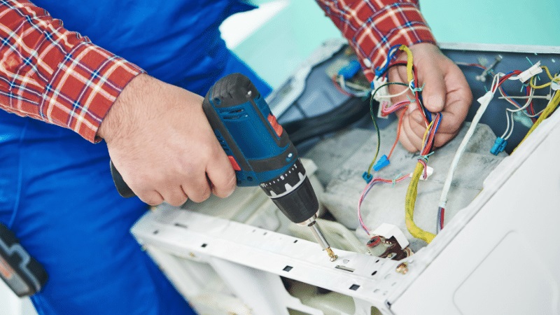 Sakarya Airfel Airfel çamaşır makinesi kart tamiri – Su almama arızası orijinal parça ile giderildi. - Teknik servis örneği